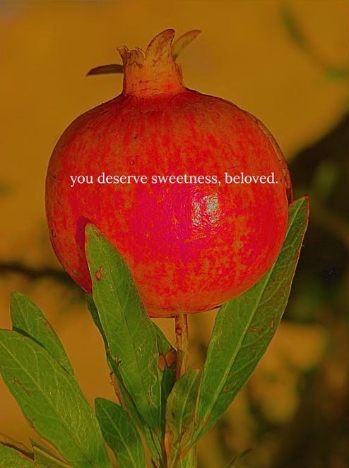 you deserve sweetness, beloved (hoodie)
