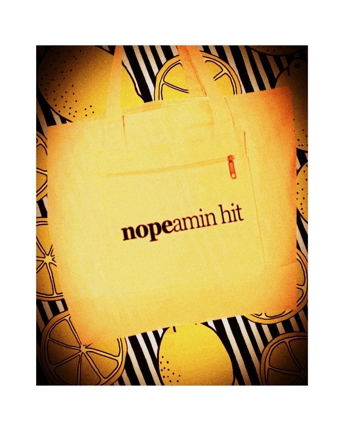 ๐ง๐จ๐ฉ๐amin hit reusable tote