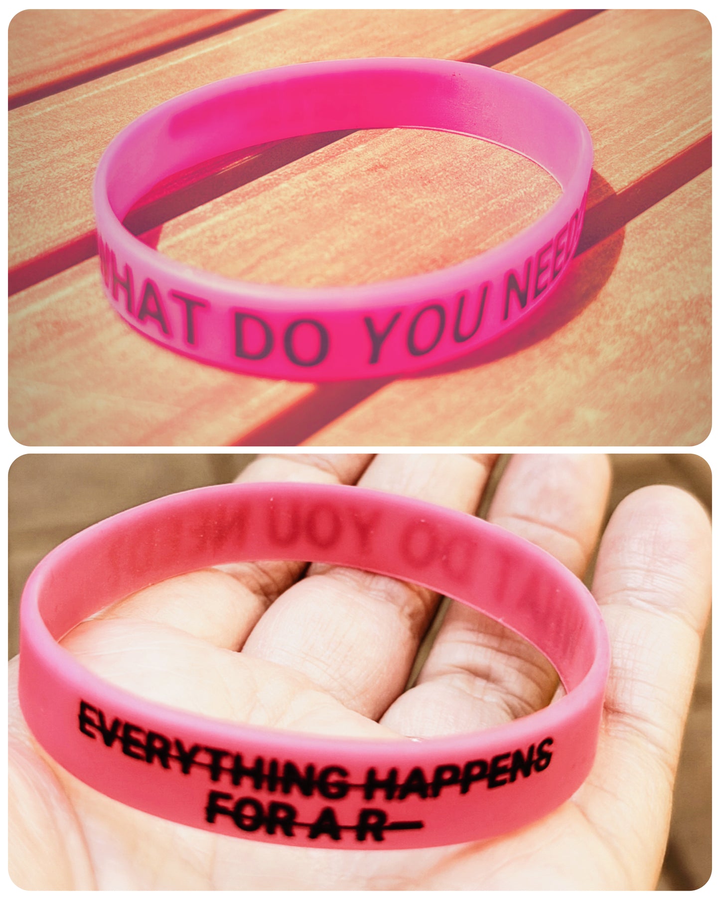 Actually, Everything Does Not Happen for a Reason (Bracelet)