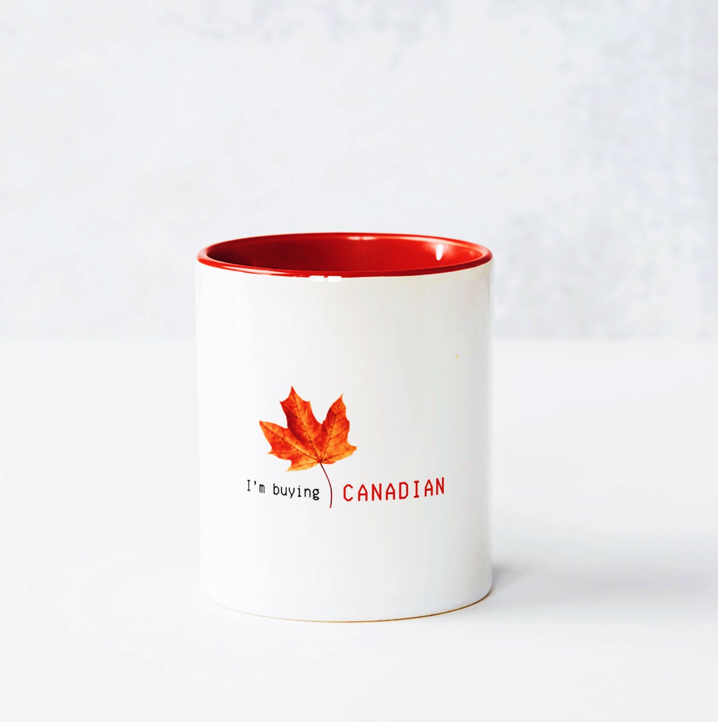 I'm Buying Canadian: Maple Leaf Mug