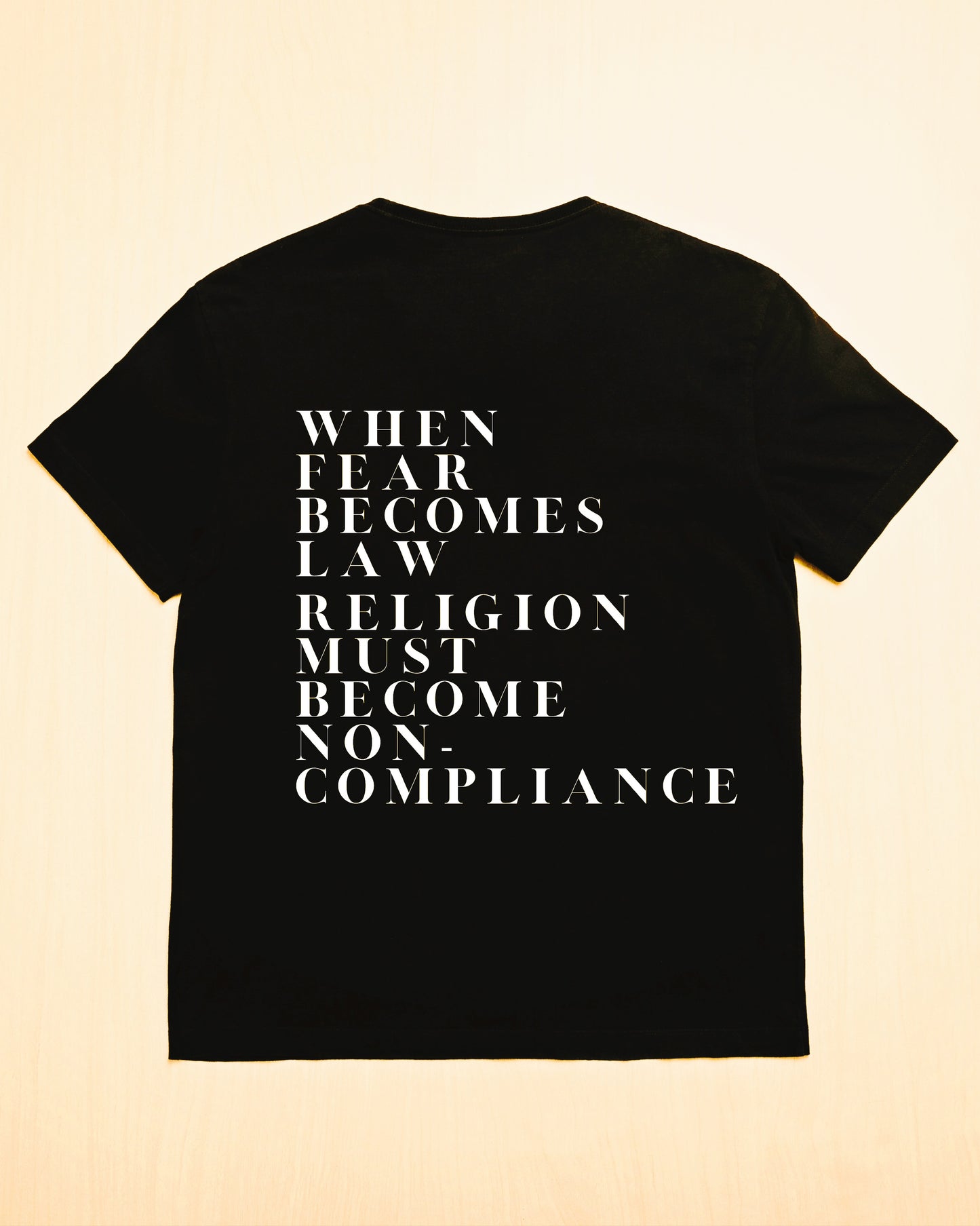 RELIGION = NON COMPLIANCE
