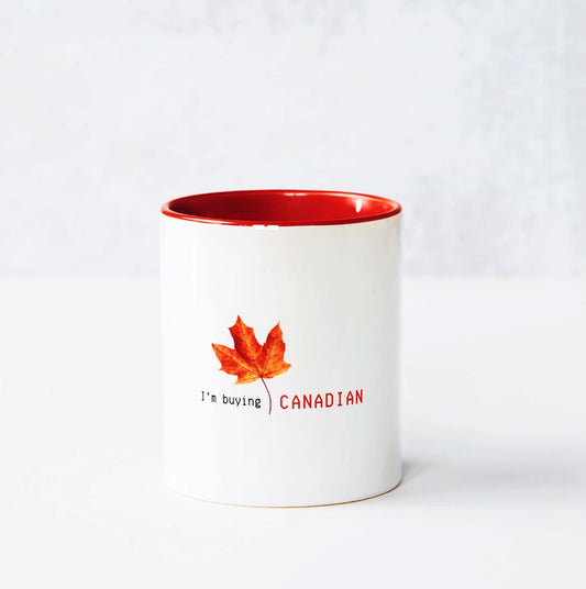 I'm Buying Canadian: Maple Leaf Mug
